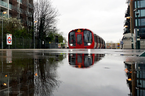 Memories of a wet London - East Putney Station