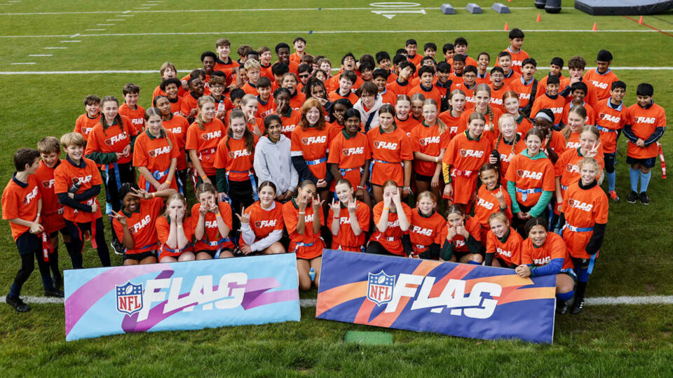 Bears continue flag football support with NFL in London