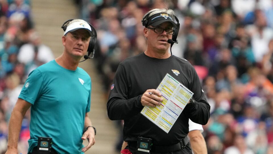 Jacksonville Jaguars podcast on Doug Pederson and Bears head coach Matt Eberflus