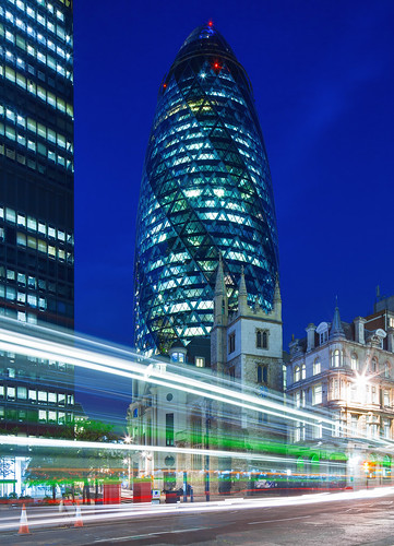 London - The Gherkin and The City