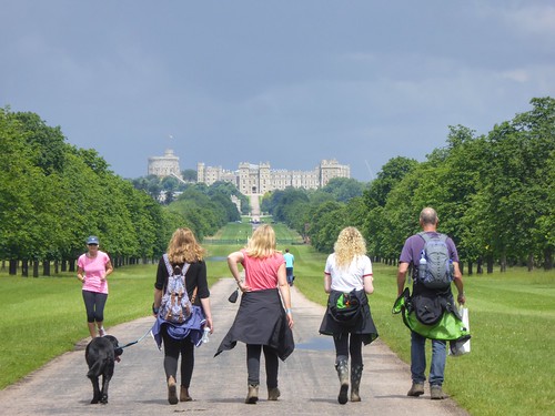 The Long Walk, Windsor Great Park, Windsor, Royal Berkshire, England