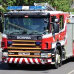 Six firefighters injured after two engines collide in London – BBC